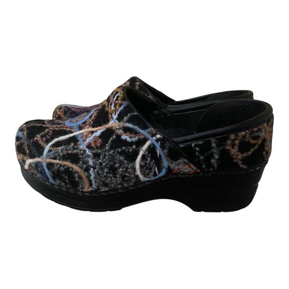 Dansko Clogs Women's Fabric Leather Colorful Nurse Slip-Ons Size EU 35 US 5 - Picture 11 of 16